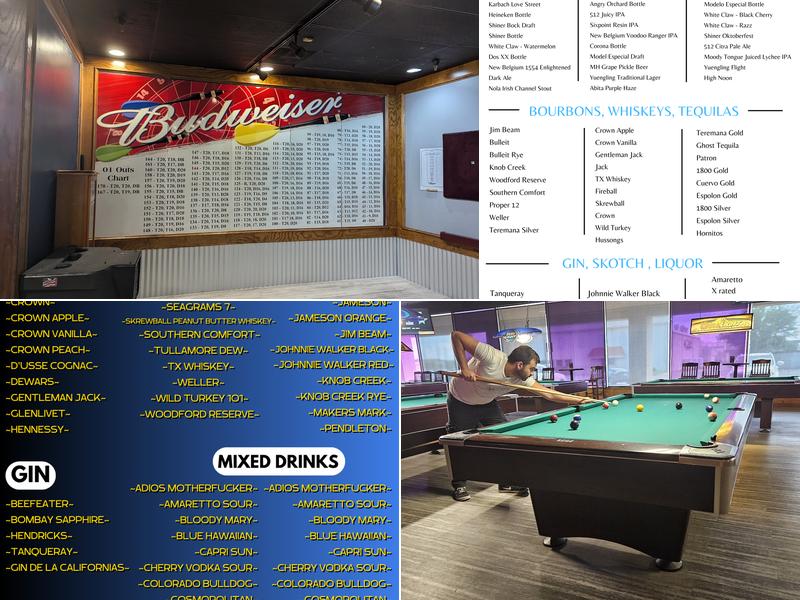 P.O.E.T.S. Billiards & Bar Menu