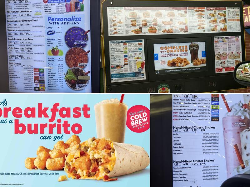 Sonic Drive-In Menu