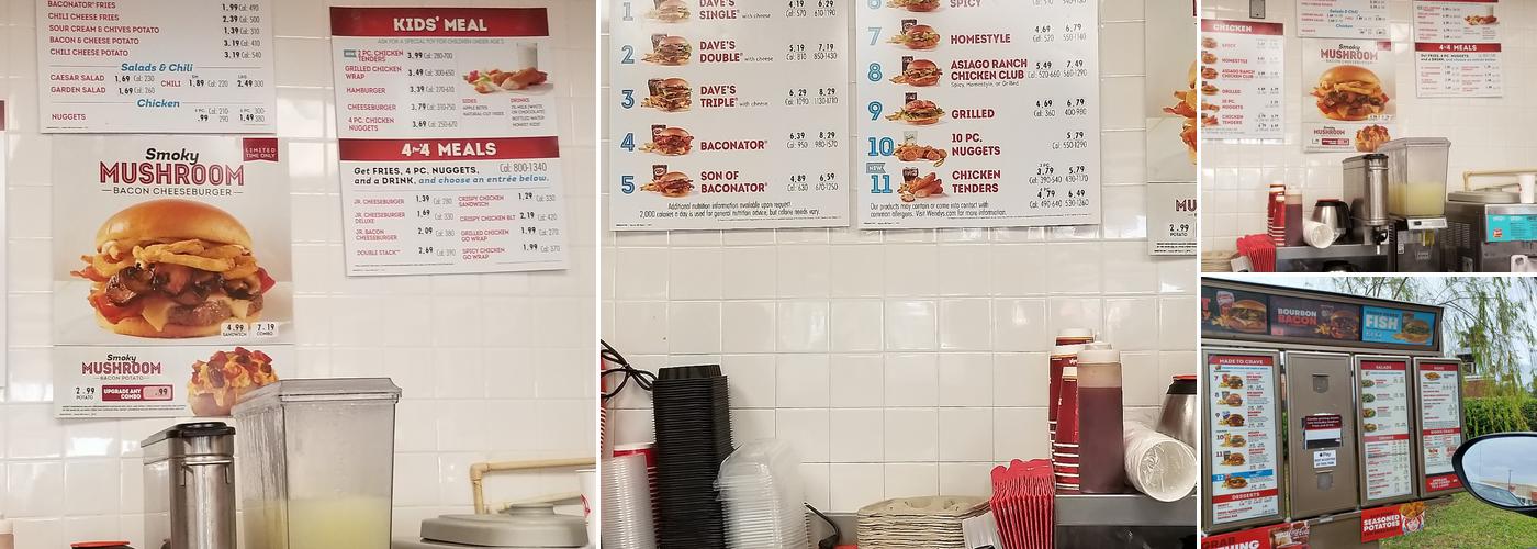 Wendy's Menu