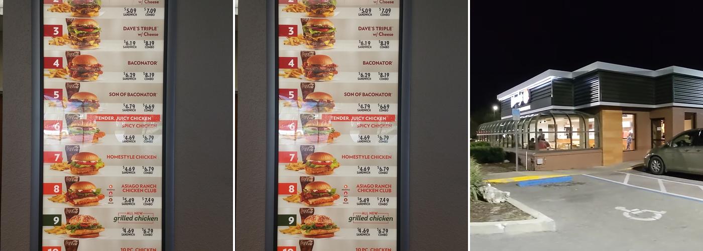 Wendy's Menu