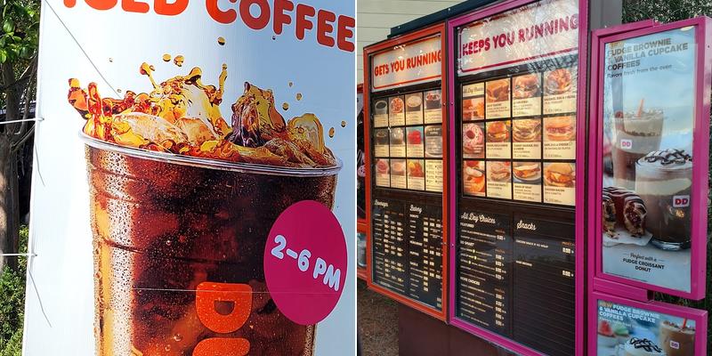 Dunkin' Menu