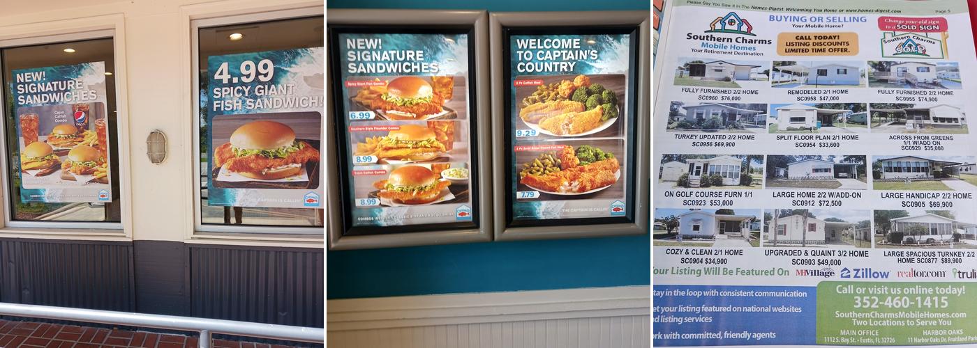 Captain D's Menu