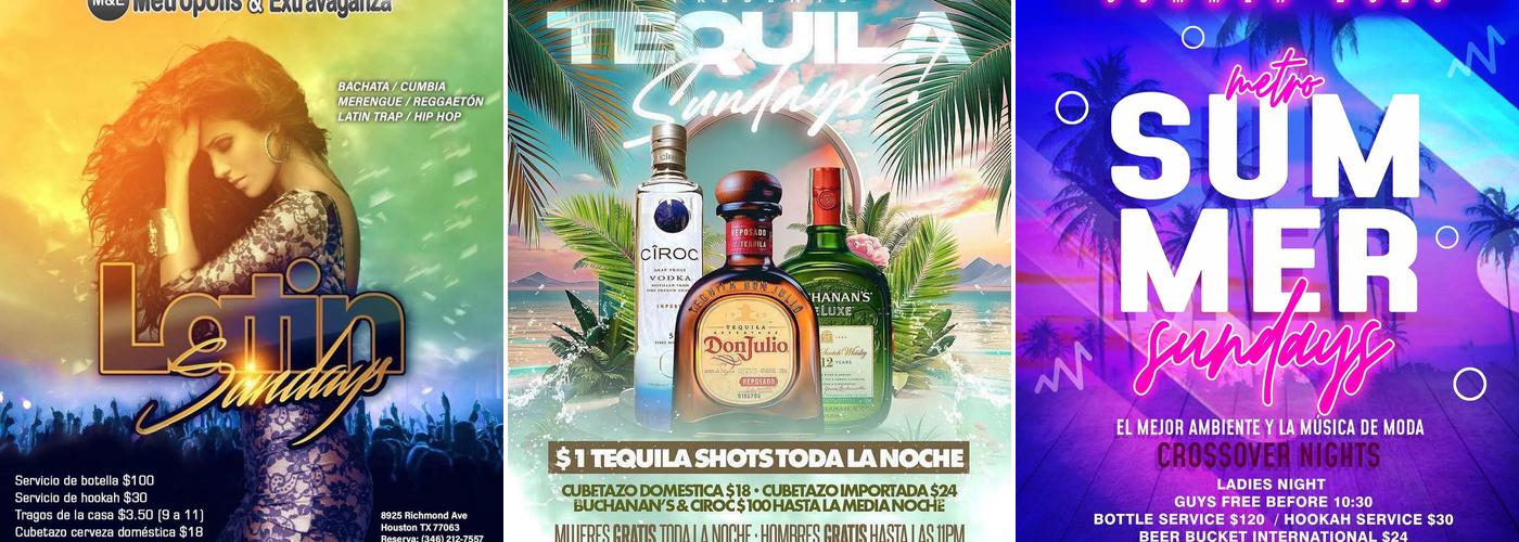 Metropolis & Extravaganza Menu