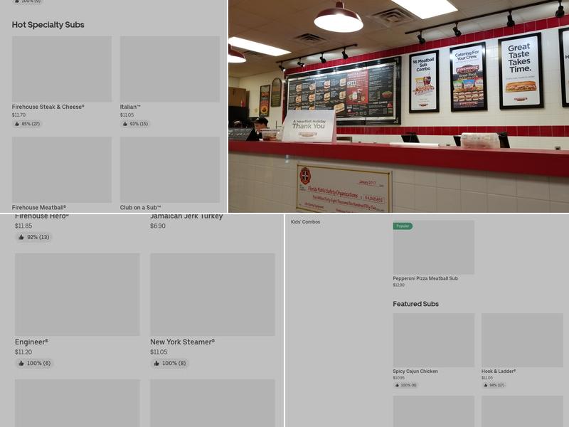 Firehouse Subs Leesburg Menu