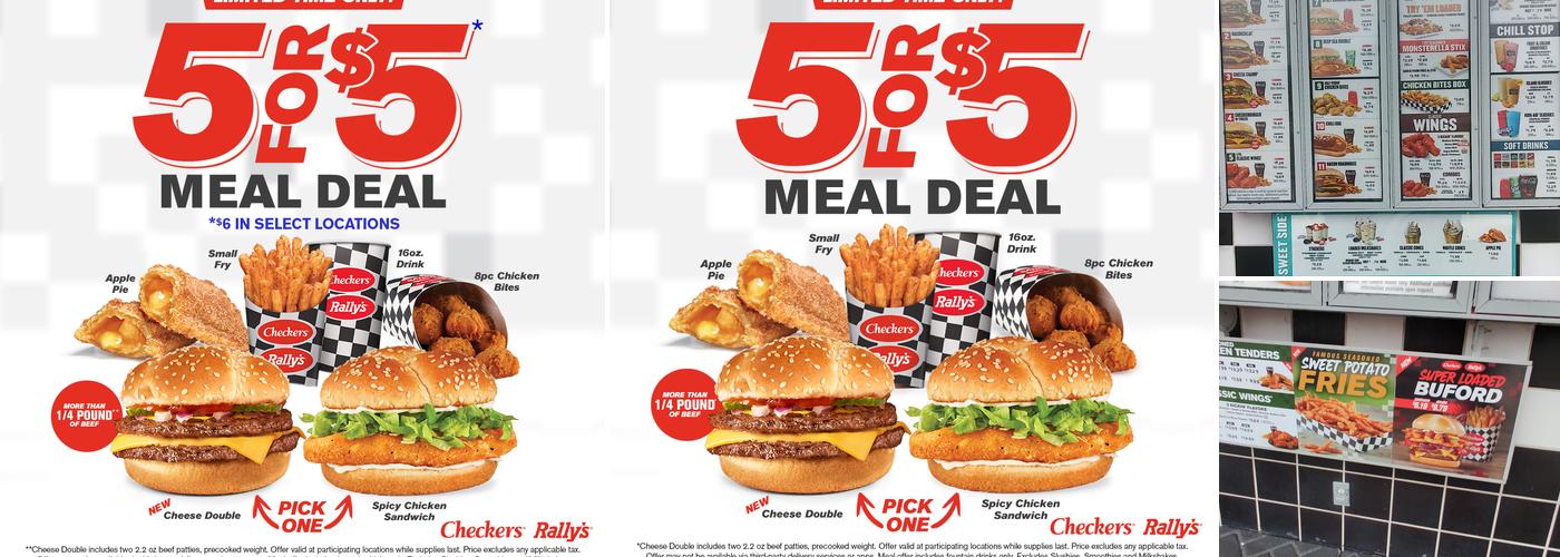Checkers Menu