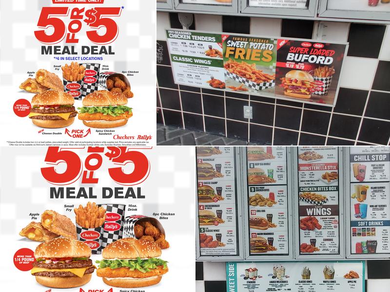 Checkers Menu