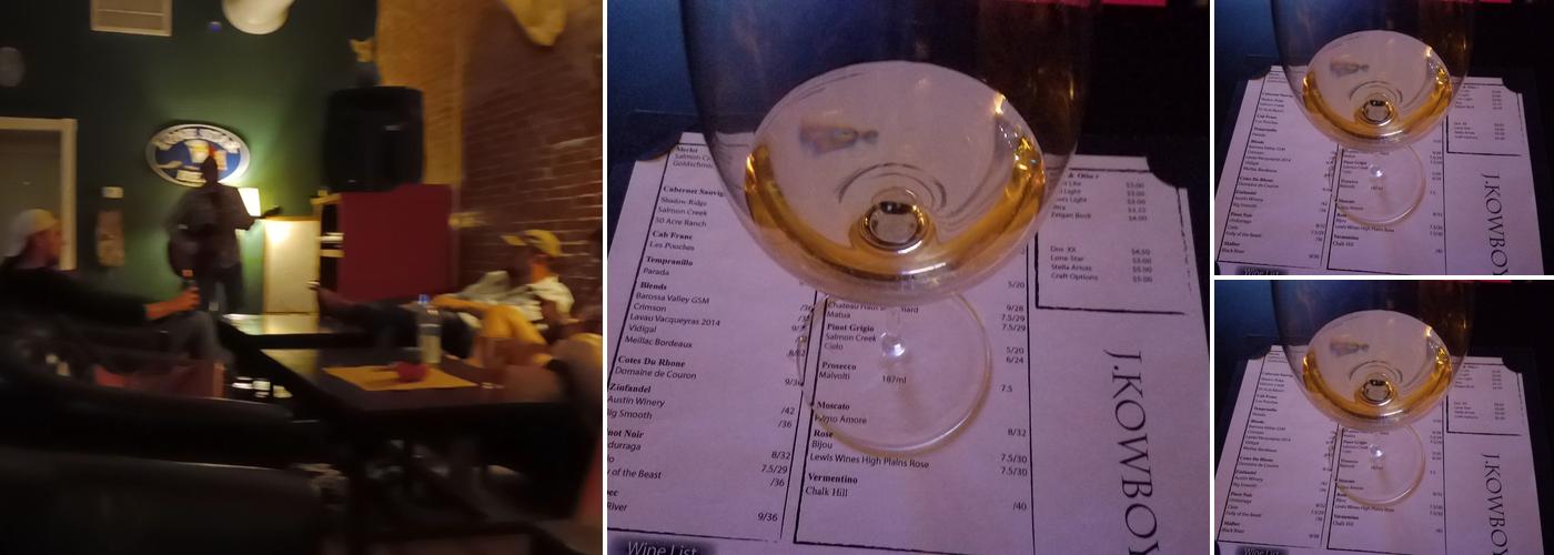 J Kowboy Wine Bar Menu