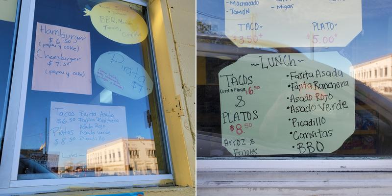 Capistran Tortillas & Bar BQ Menu