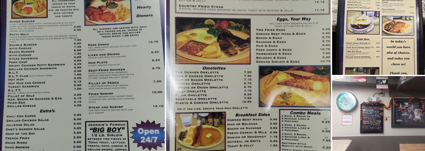 johnnie's Grill Menu