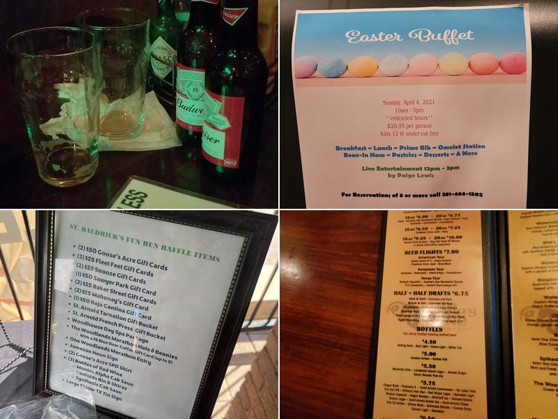 The Goose's Acre Menu