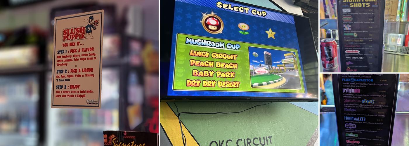 FlashBack RetroPub OKC Menu