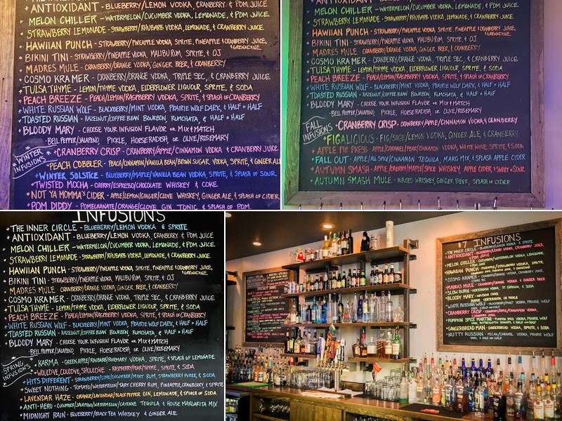 Inner Circle Vodka Bar Menu