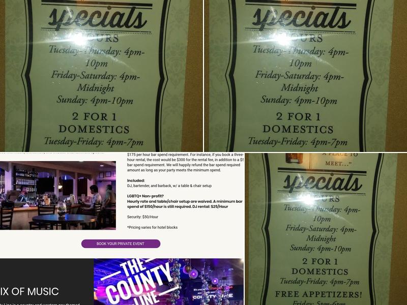 District Hotel Menu