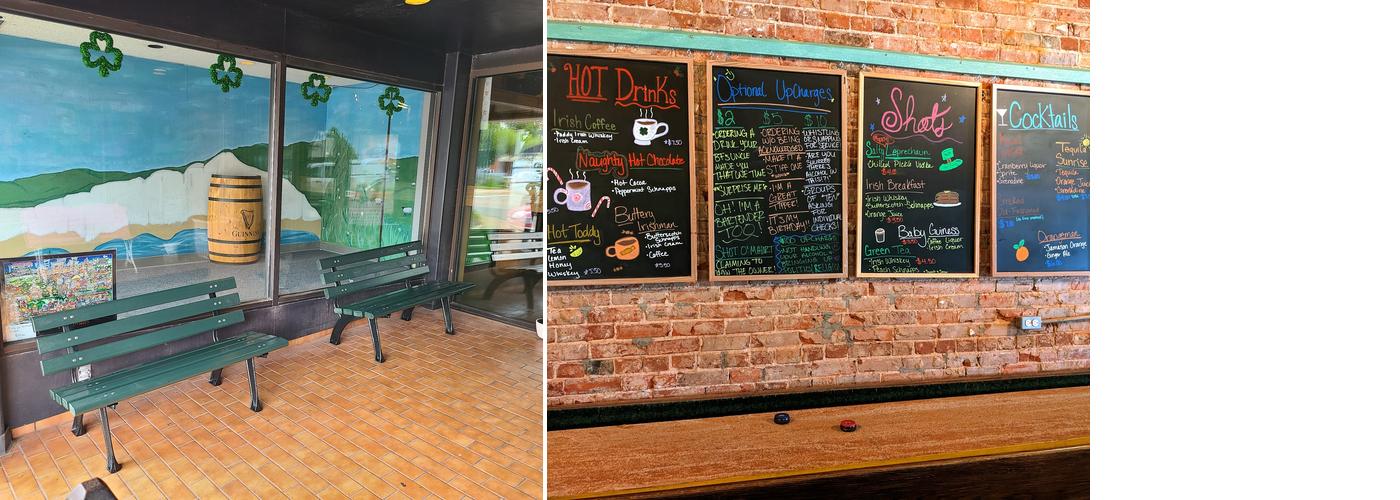 Finnegan's Fighting Goat Menu