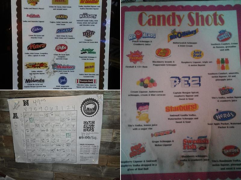 The Great White Buffalo Tavern Menu