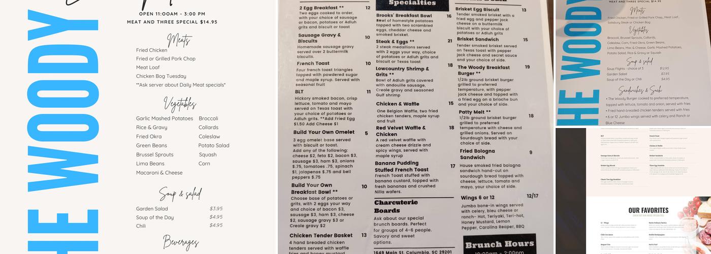 The Woody on Main Menu