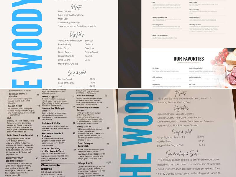 The Woody on Main Menu