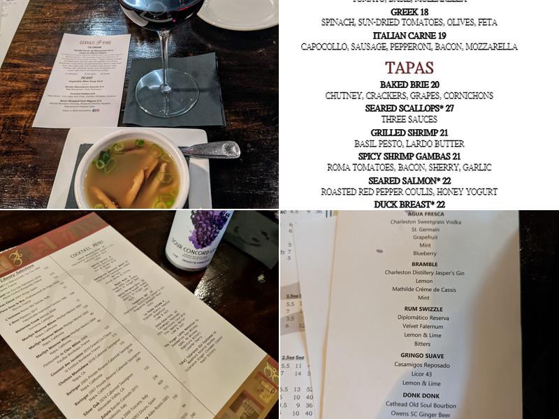Gervais & Vine Menu