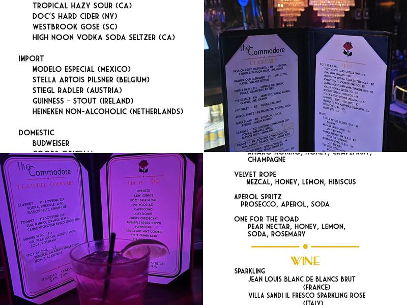 The Commodore Menu