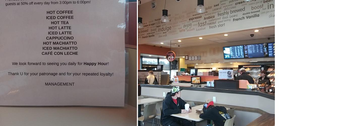 Dunkin' Menu