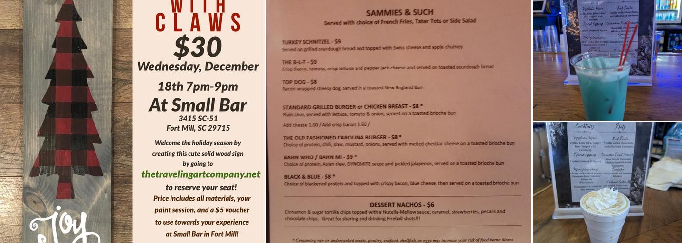 Small Bar Menu