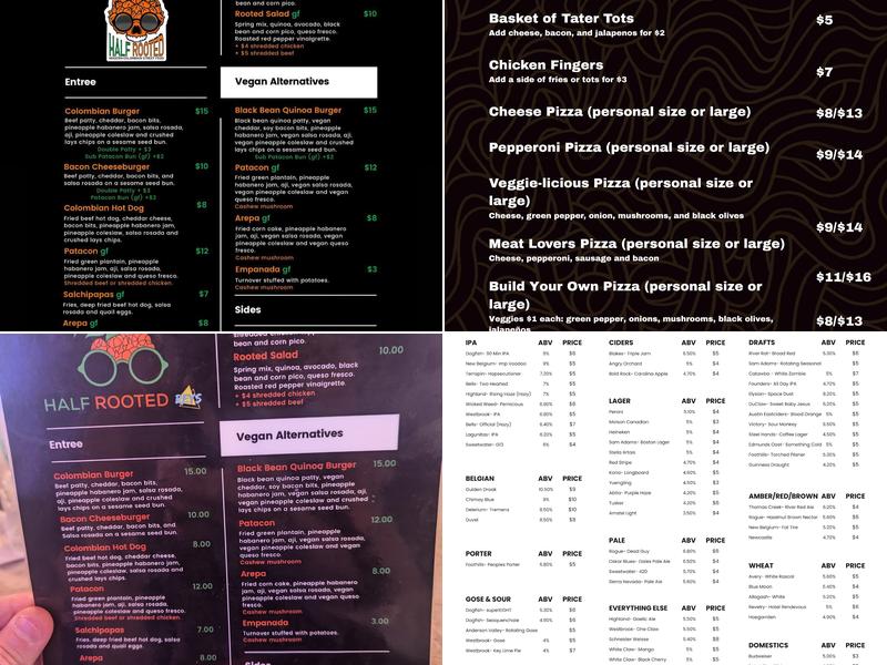 Reys Menu