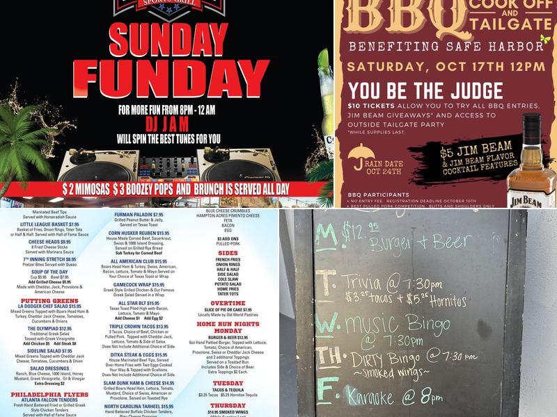 Hall Of Fame Sports Grill Menu