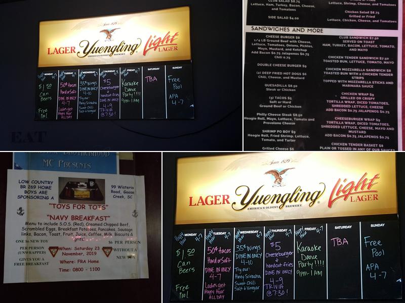 Bar 52 Menu