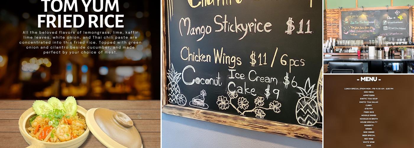 Sip Saam Thai Menu