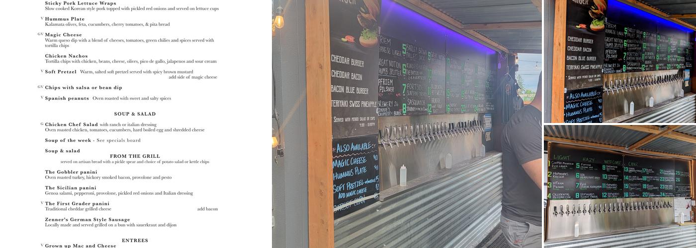Tigard Taphouse Menu