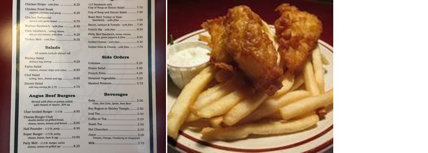 Gaffer's Fish & Chips Menu