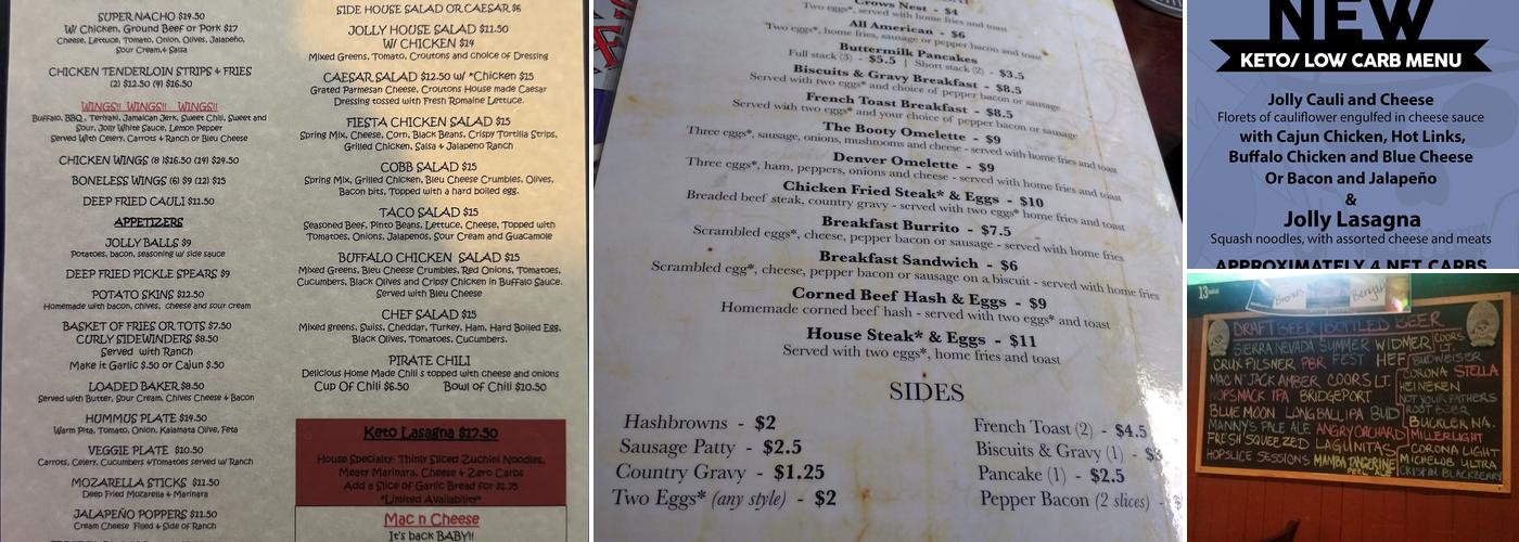 The Sports Page Menu