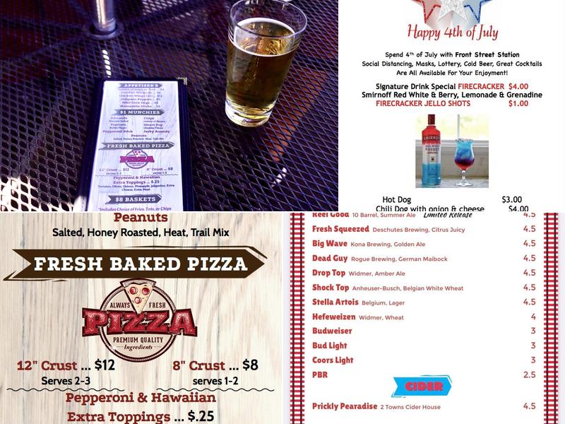 Front Street Station Menu