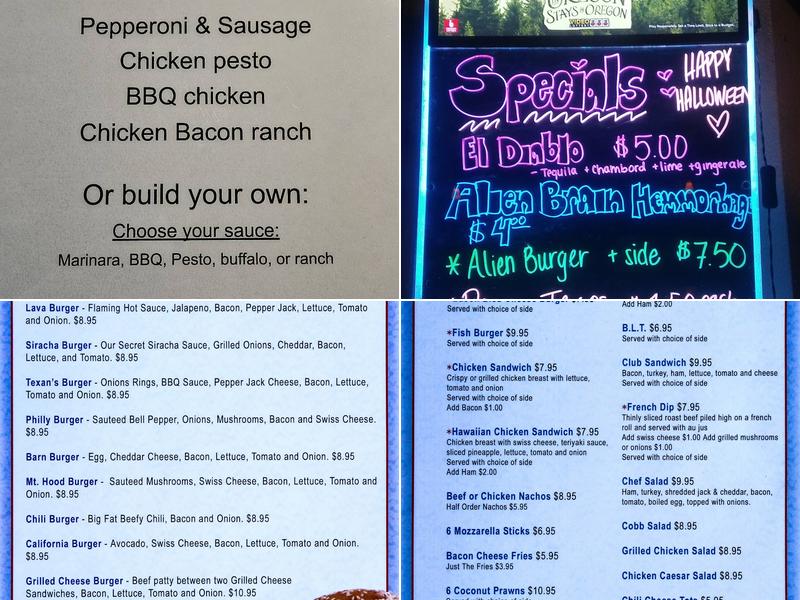 Blue Diamond Pool Grill Menu