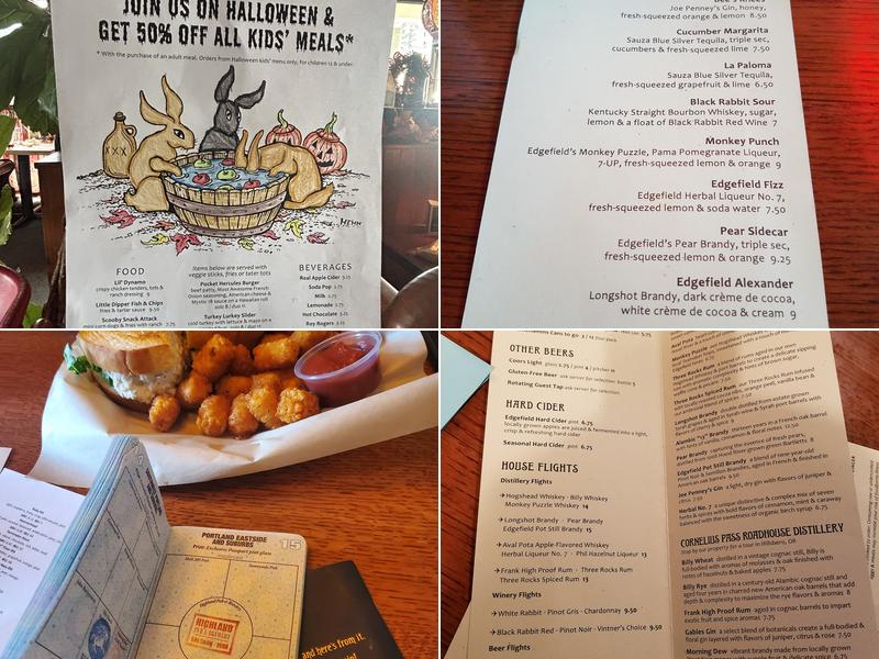 McMenamins Highland Pub & Brewery Menu