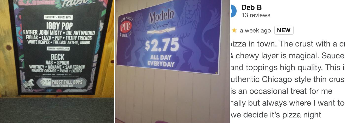 Stark Street Pub & Grill Menu