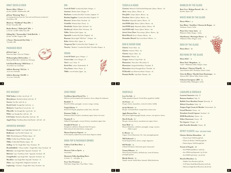 Castor Menu