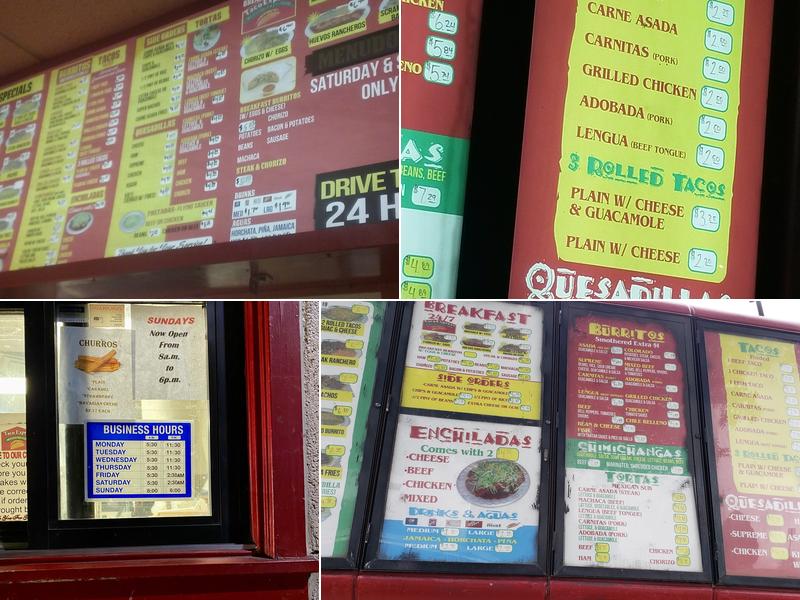 Taco Express Menu