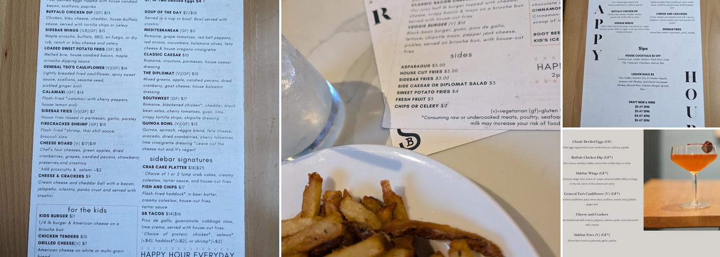 SideBar Menu