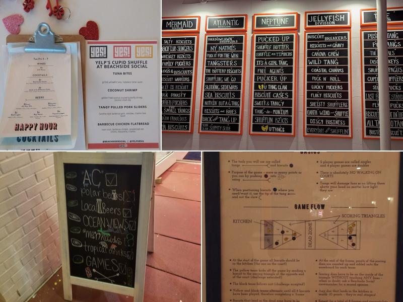 Beachside Social Menu