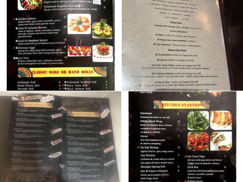 LEVEL Restaurant & Bar Menu