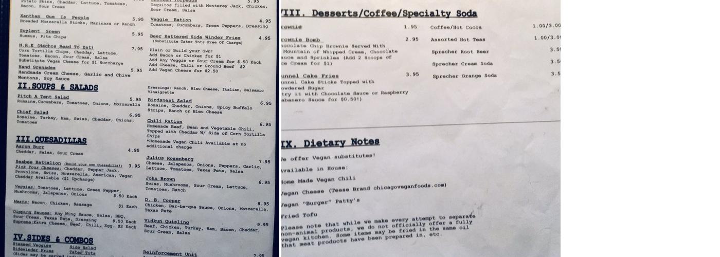 Fallout Menu