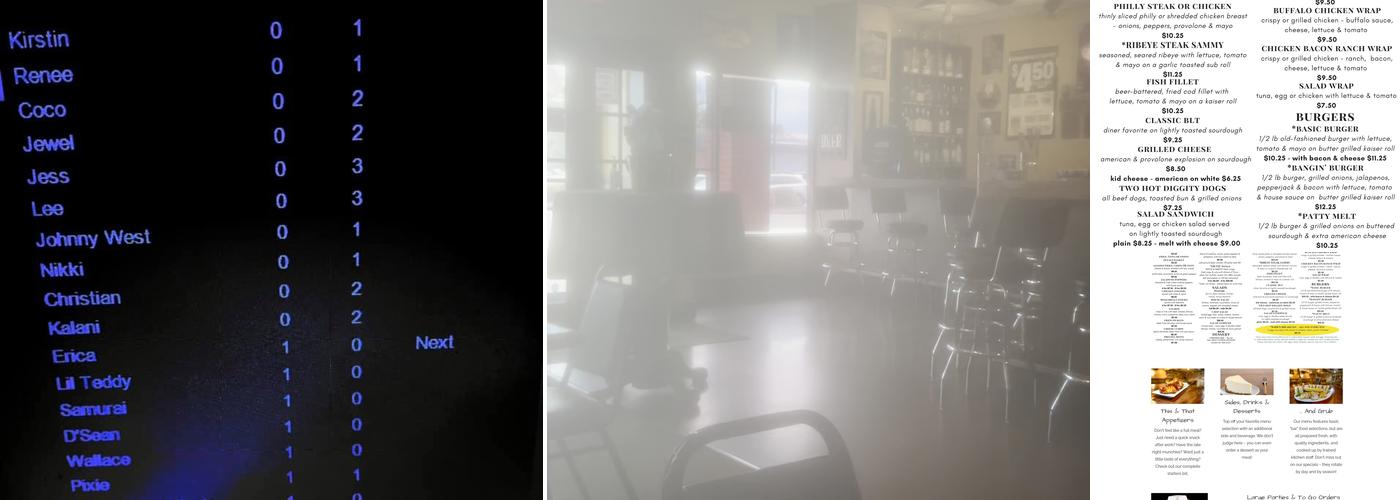 My Neighbors' Pub Menu