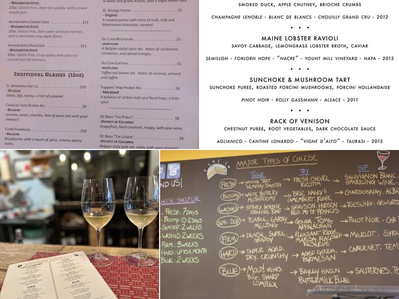 La Fromagerie Cheese and Wine Bistro Menu