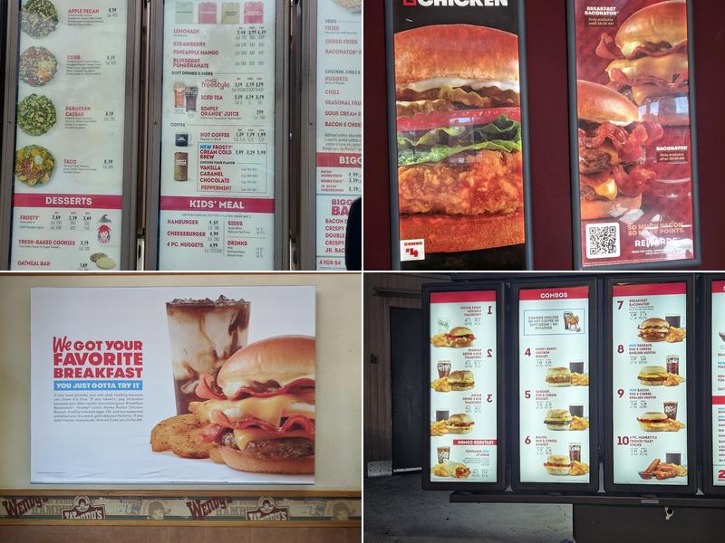 Wendy's Menu