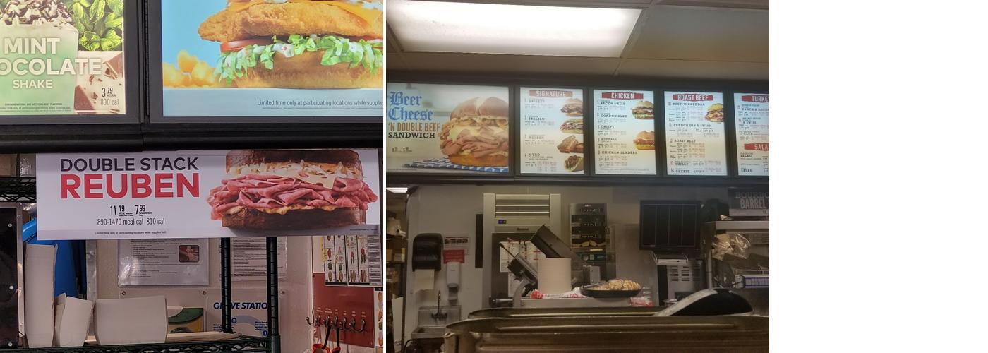 Arby's Menu