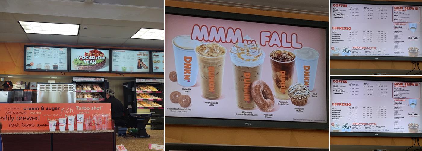 Dunkin' Menu