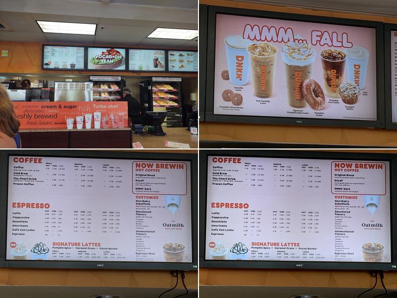 Dunkin' Menu