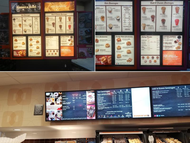 Dunkin' Menu