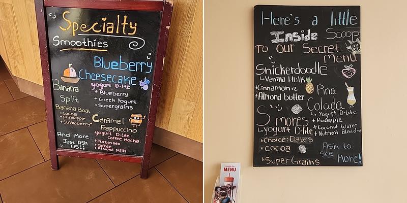 Smoothie King Menu